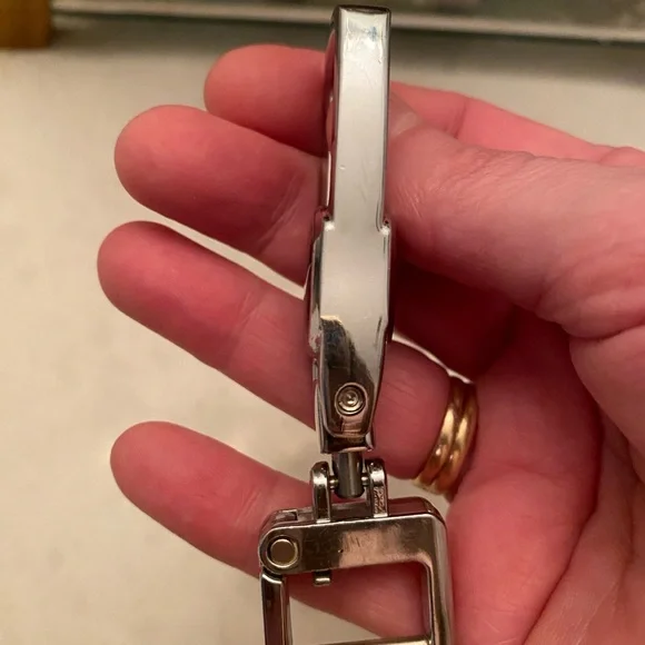 Mercedes Benz Silver Keychain with Black Accent - Picture 5 of 7